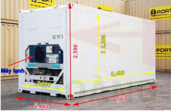 Cho thuê container 20 feet lạnh - Mua Bán Và Cho Thuê Container Hoàng Gia BN - Công Ty Cổ Phần Hoàng Gia BN